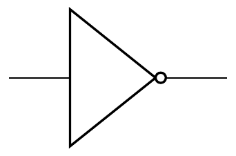 NOT gate symbol